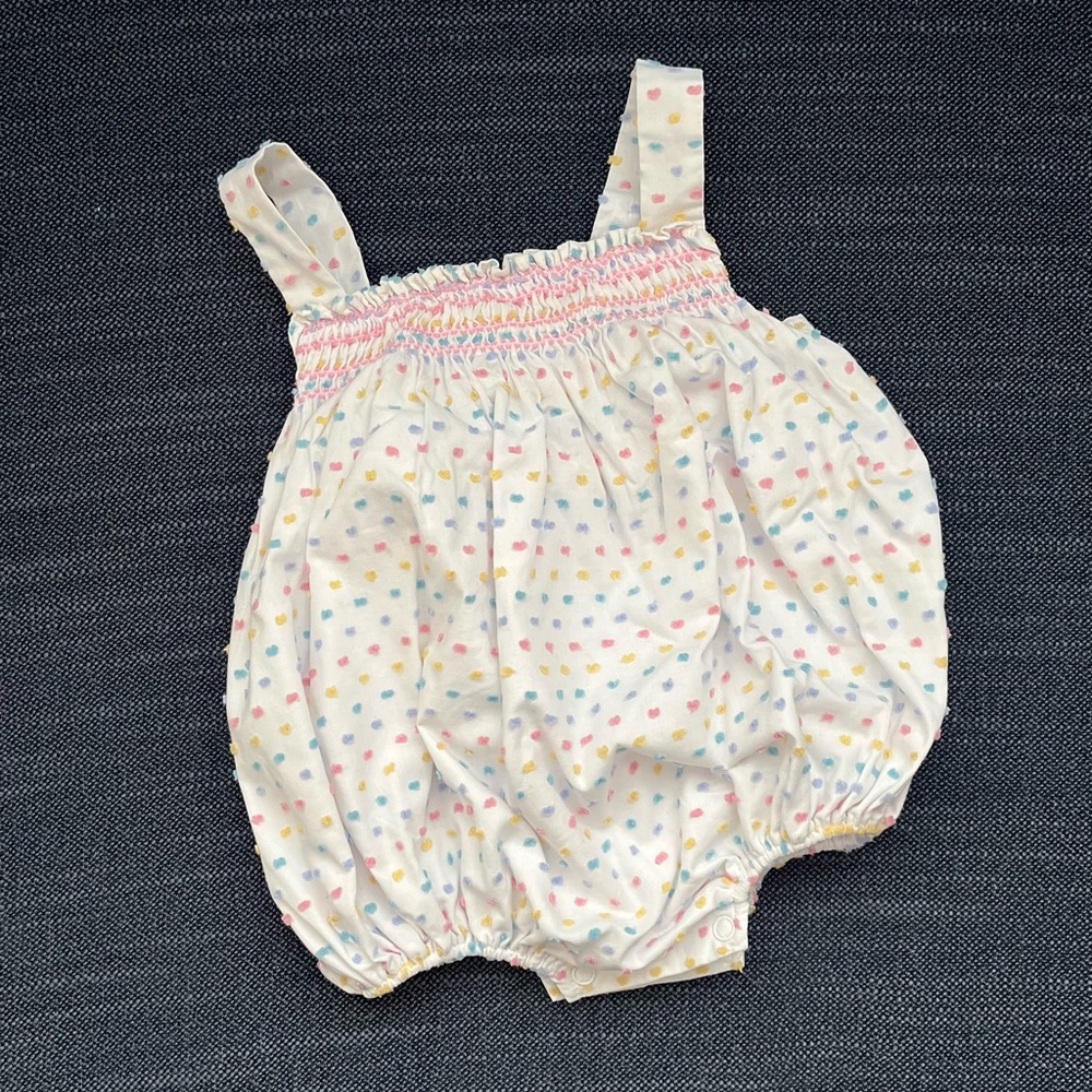 Beaufort Bonnet Company Colorful Confetti Baby Romper